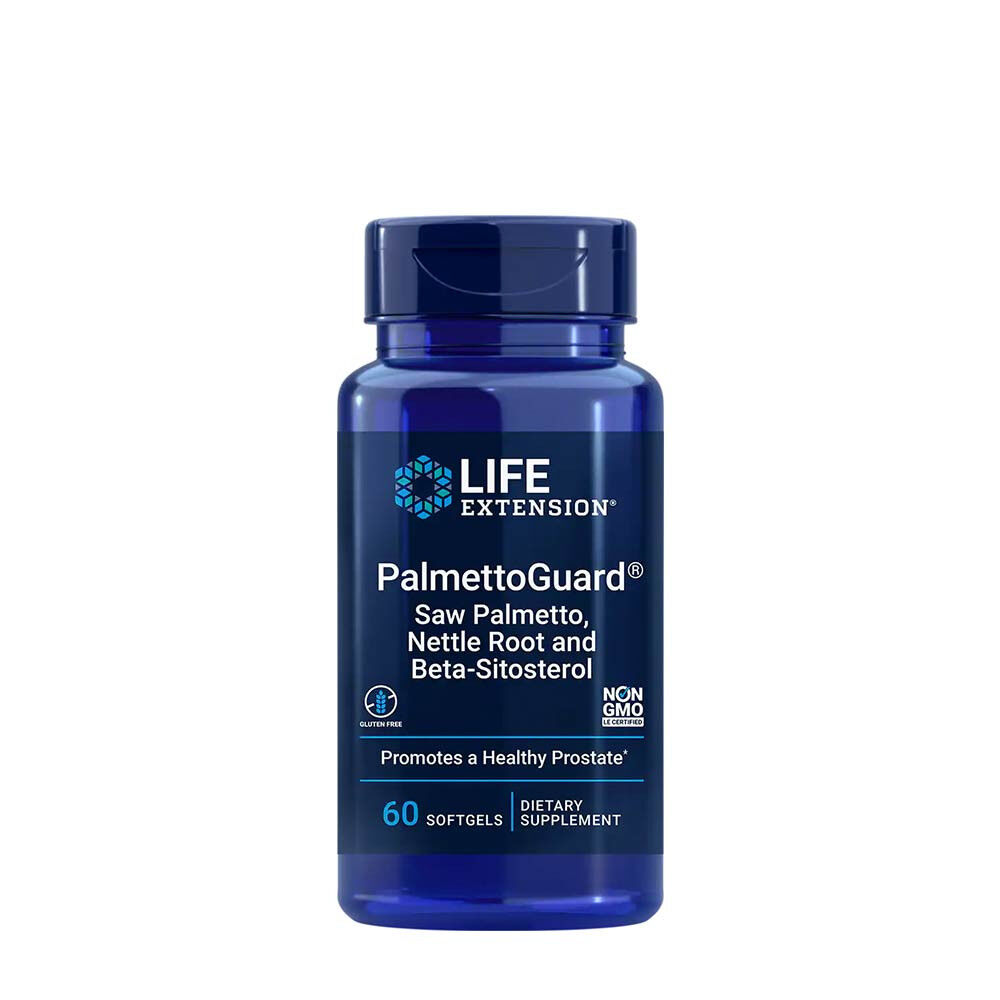 PalmettoGuard saagpalmi ja nõgesjuure ekstrakt beetasitosterooliga – 60 pehmet kapslit – Viking Supplements