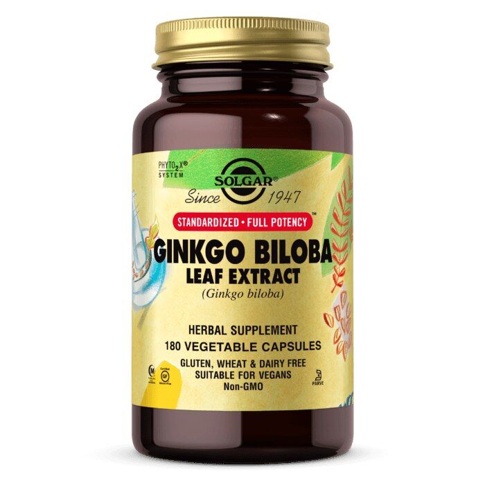 SOLGAR hõlmikpuu leheekstrakt (180 vcaps) – Viking Supplements