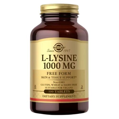 SOLGAR L-lüsiin 1000 mg (100 tabletti) - Viking Supplements