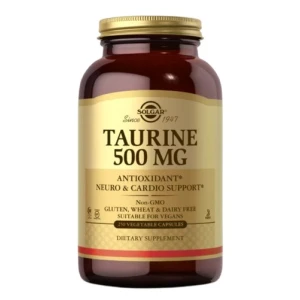 SOLGAR Tauriin 500 mg (250 taimset kapslit) - Viking Supplements