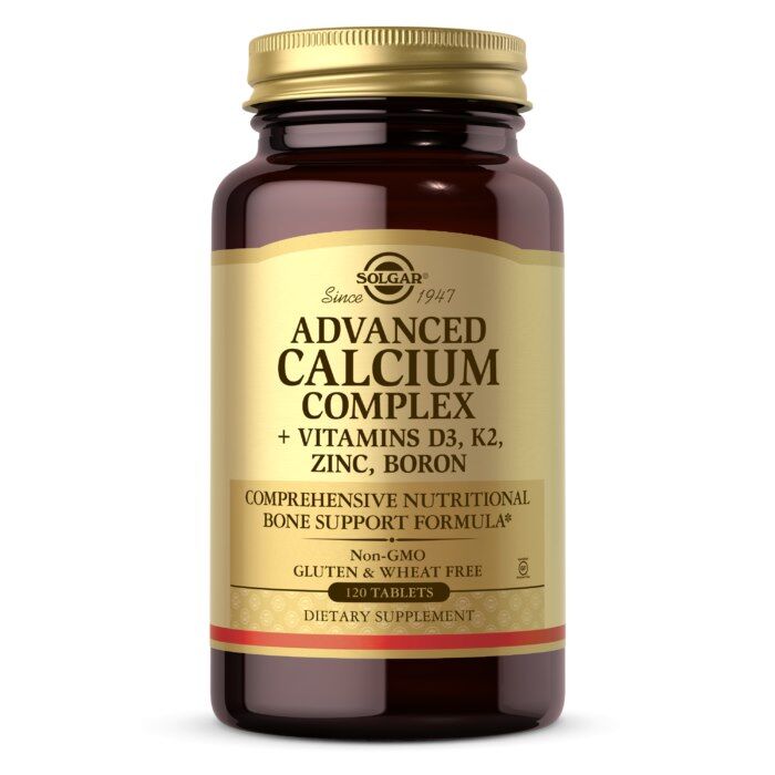 SOLGAR Ultimate Bone Support – täiustatud kaltsiumikompleks (D3 + K2 + tsink + boor) (120 tabletti) – Viking Supplements