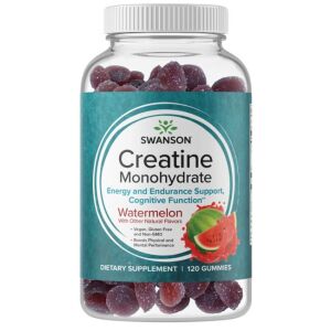 SWANSON kreatiinmonohüdraat, arbuusimaitseline (120 geelkapselit) – Viking Supplements