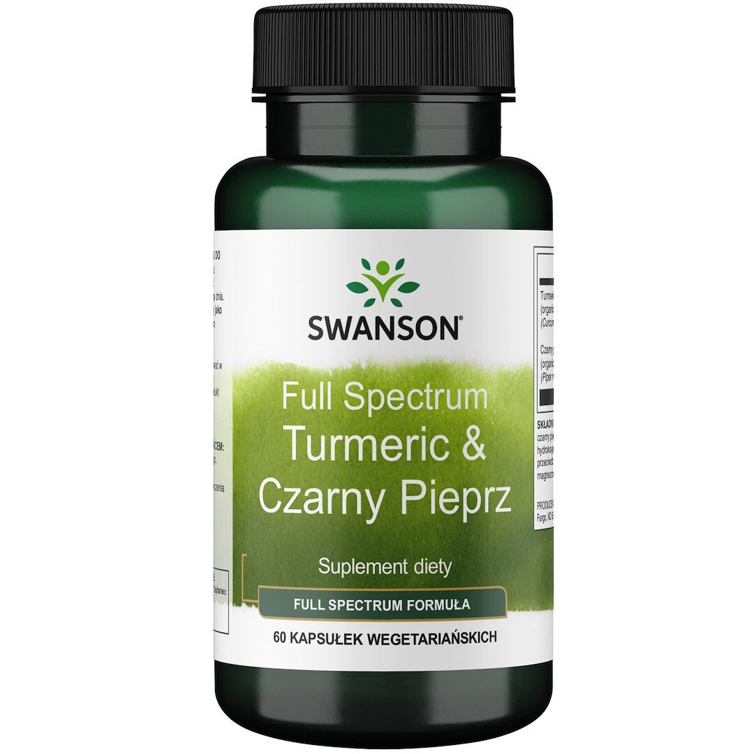 SWANSON FS Kurkuma ja must pipar 60 kapslit - Viking Supplements