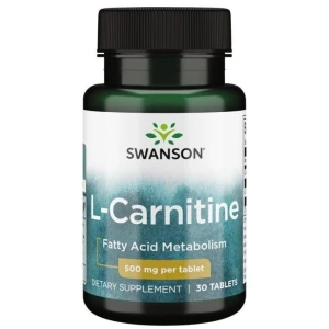 SWANSON L-karnitiin 500 mg 30 tabletti – Viking Supplements