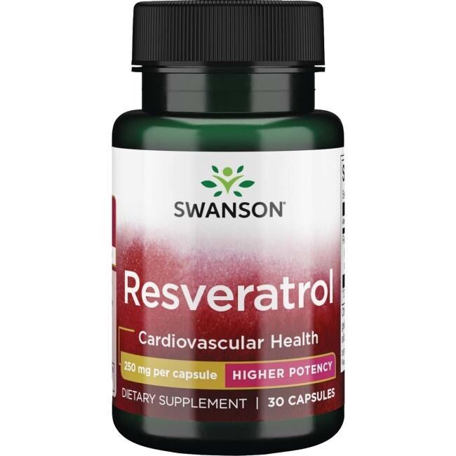 SWANSON Resveratrool 250 mg 30 kapslit – Viking Supplements