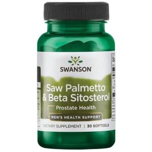 SWANSON Saw Palmetto + Beta-Sitosterol 30vcaps - Viking Supplements