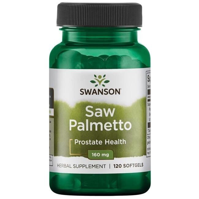 SWANSON Saw Palmetto extract 160mg 120sgels - Viking Supplements
