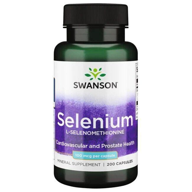 SWANSON Selen SeLECT 100mcg 200kaps - Viking Supplements