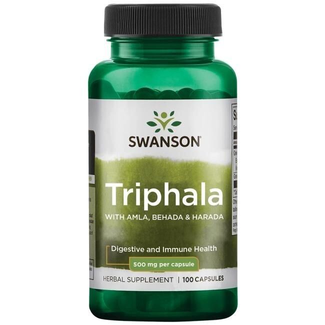SWANSON Triphala 500 mg 100 kapslit – Viking Supplements