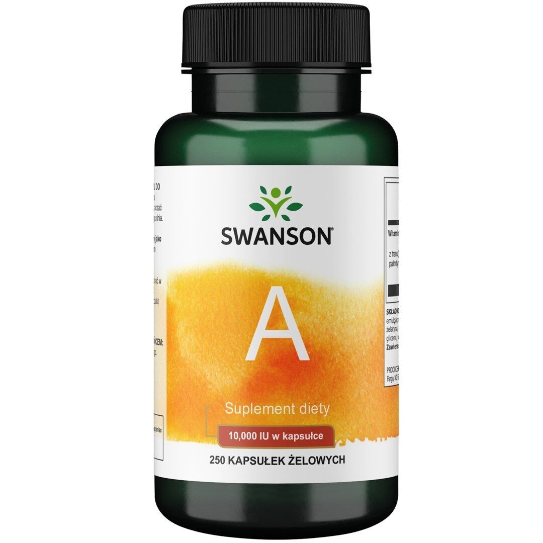SWANSON A-vitamiin 10 000 IU 250 geelkapselit – Viking Supplements