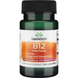 SWANSON Witamina B-12 1000mcg 100 do ssania - Viking Supplements