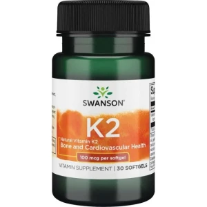 SWANSON looduslik K2-vitamiin 100 mcg, 30 kapslit – Viking Supplements