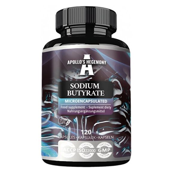 Mikrokapseldatud naatriumbutüraat – 120 kapslit – Viking Supplements