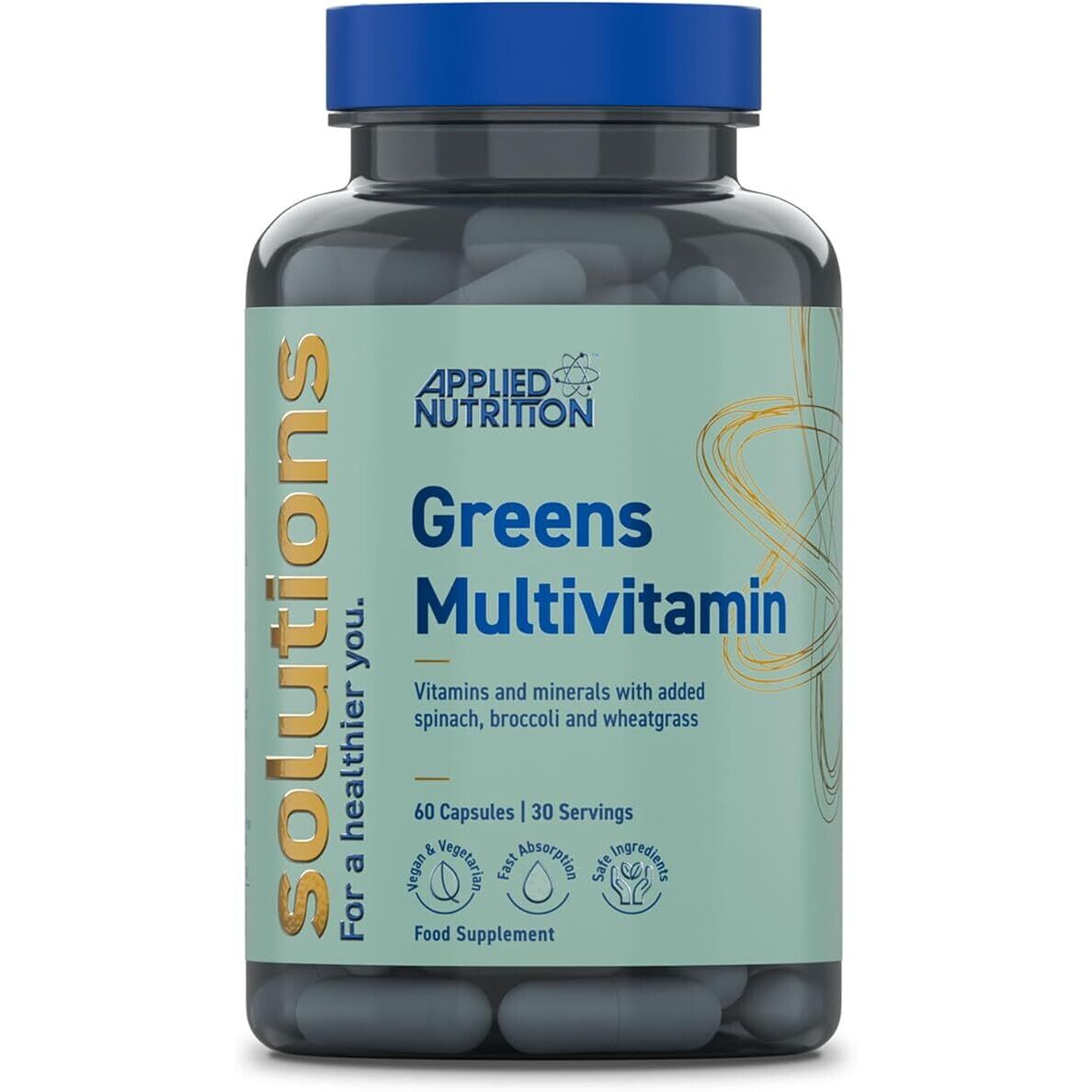 Solutions Greens multivitamiinid – 60 kapslit – Viking Supplements