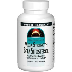 Source Naturals Mega Strength Beta Sitosterol 375mg 120 Veg. tablets - Viking Supplements