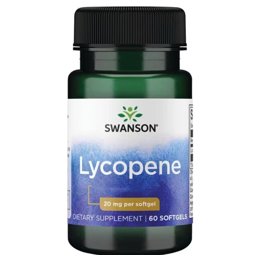Swanson Lükopeen 20 mg, 60 pehmet kapslit – Viking Supplements