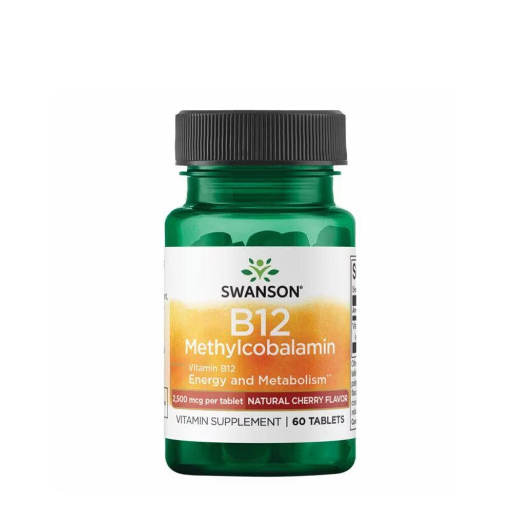 Swanson B12-vitamiin metüülkobalamiin (60 tabletti) – Viking Supplements