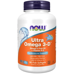 Ultra Omega 3-D koos D-3-vitamiiniga – 90 pehmet kapslit – Viking Supplements