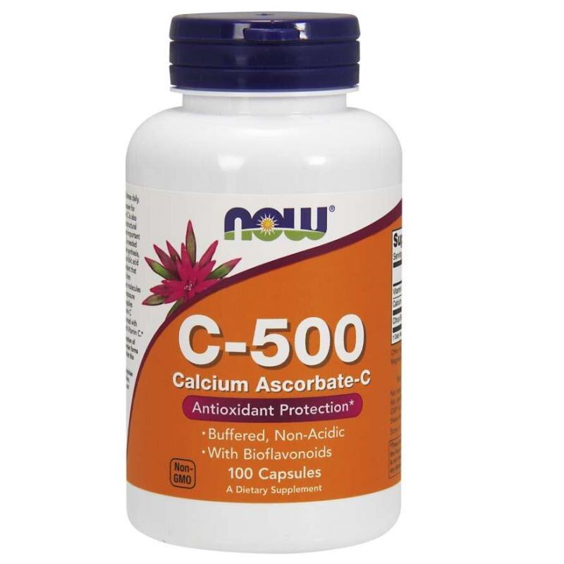 C-vitamiin-500 kaltsiumaskorbaat-C – 100 kapslit – Viking Supplements