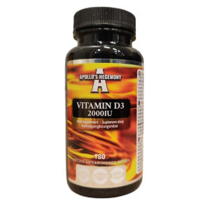 Vitamin D3 2000IU - 180 softgels - Nuvalia