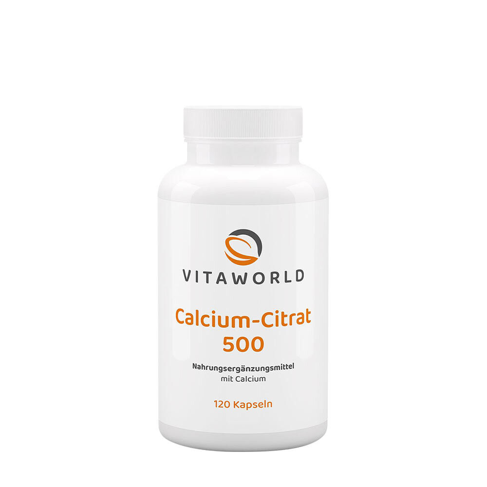Vitaworld kaltsiumtsitraat 500 (120 kapslit) - Viking Supplements