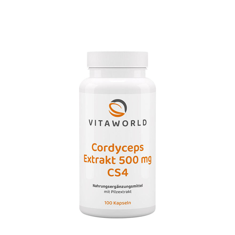 Vitaworld Cordyceps’i ekstrakt 500 mg CS4 (100 kapslit) – Viking Supplements