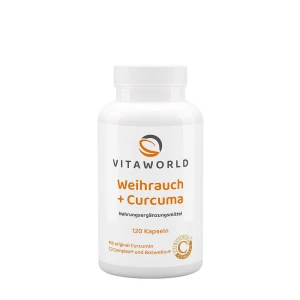 Vitaworld Viiruk + Kurkuma (120 kapslit) - Viking Supplements