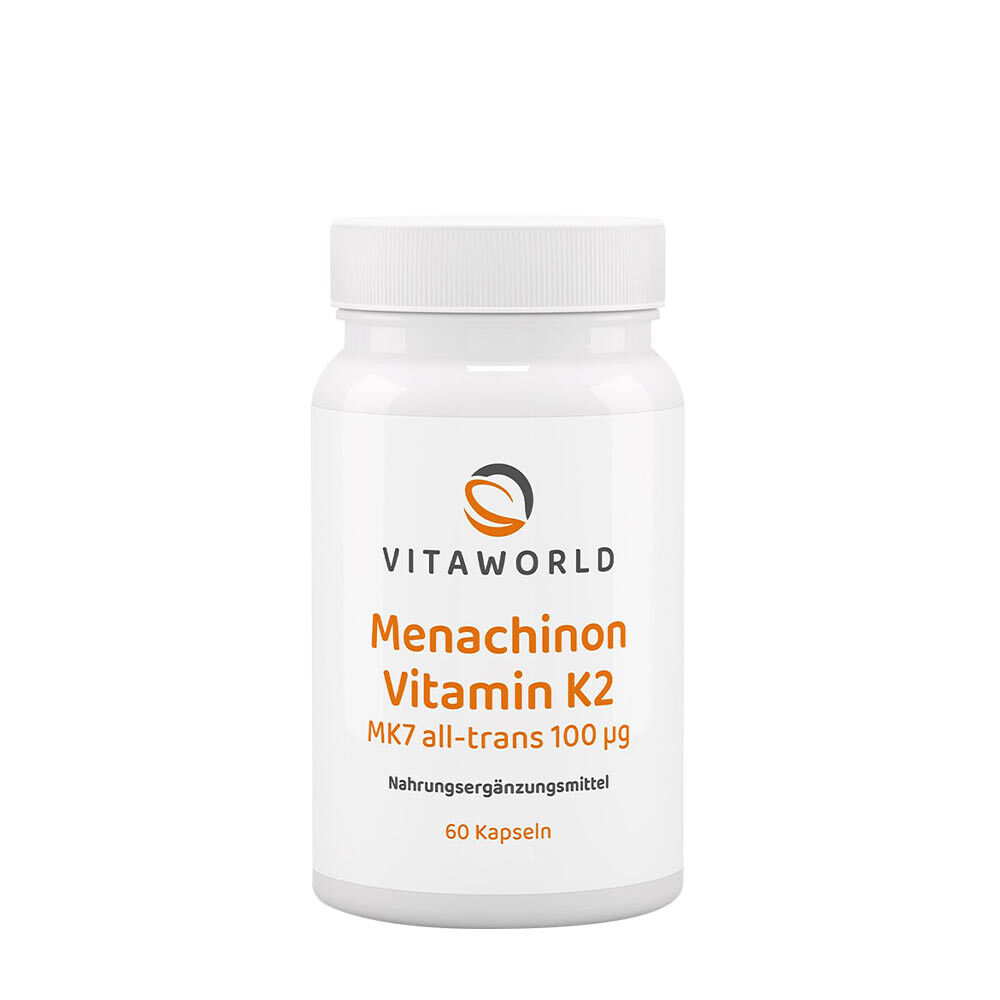 Vitaworld Menaquinone K2-vitamiin MK7 (60 kapslit) – Viking Supplements