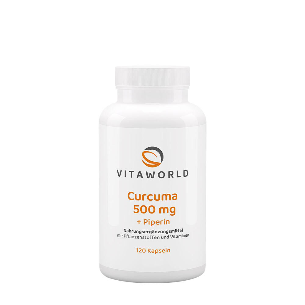 Vitaworld Kurkum 500 mg (120 kapslit) - Viking Supplements