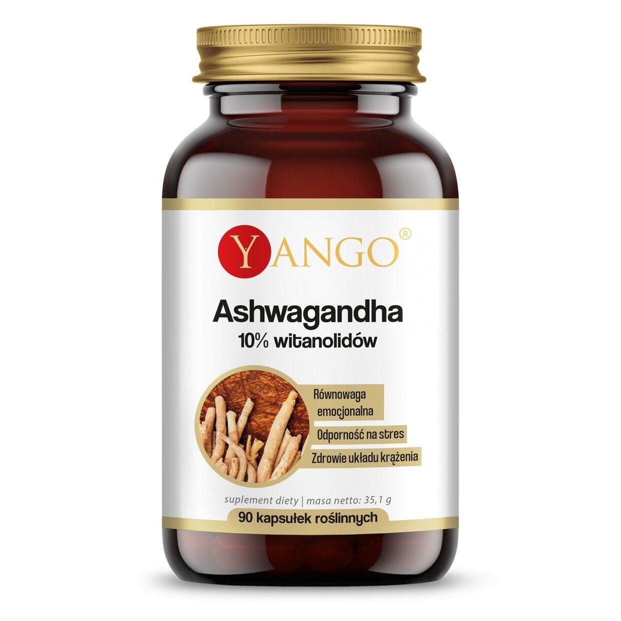 YANGO Ashwagandha - 10% vitanolides (90 caps) - Viking Supplements