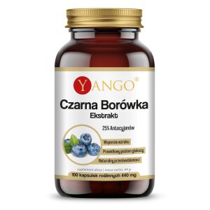 YANGO Must mustikas (100 kapslit) – Viking Supplements