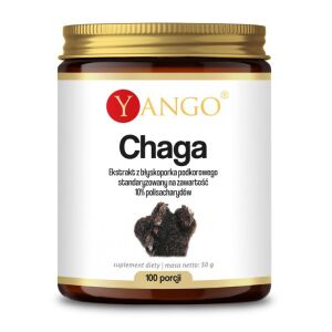 YANGO Chaga ekstrakt – 10% polüsahhariidid (50 g) – Viking Supplements