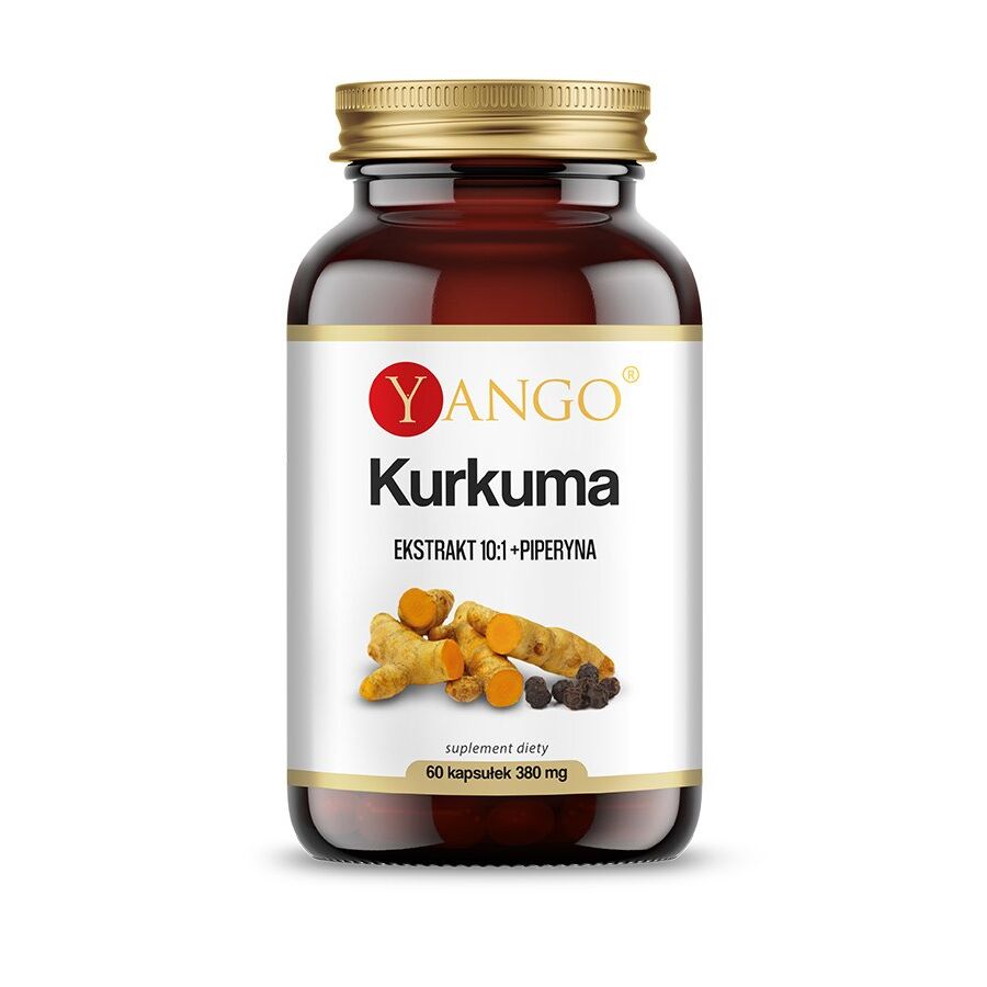 YANGO Curcuma – ekstrakt piperiiniga (60 kapslit) – Viking Supplements
