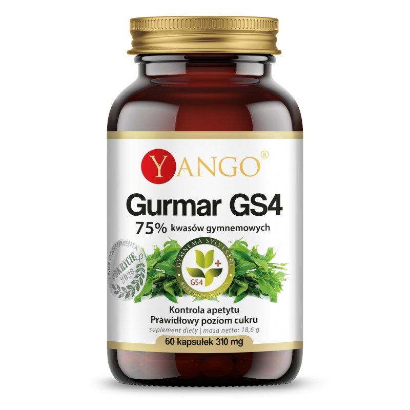 YANGO Gurmar GS4 – 75% gymneemhape (60 kapslit) – Viking Supplements