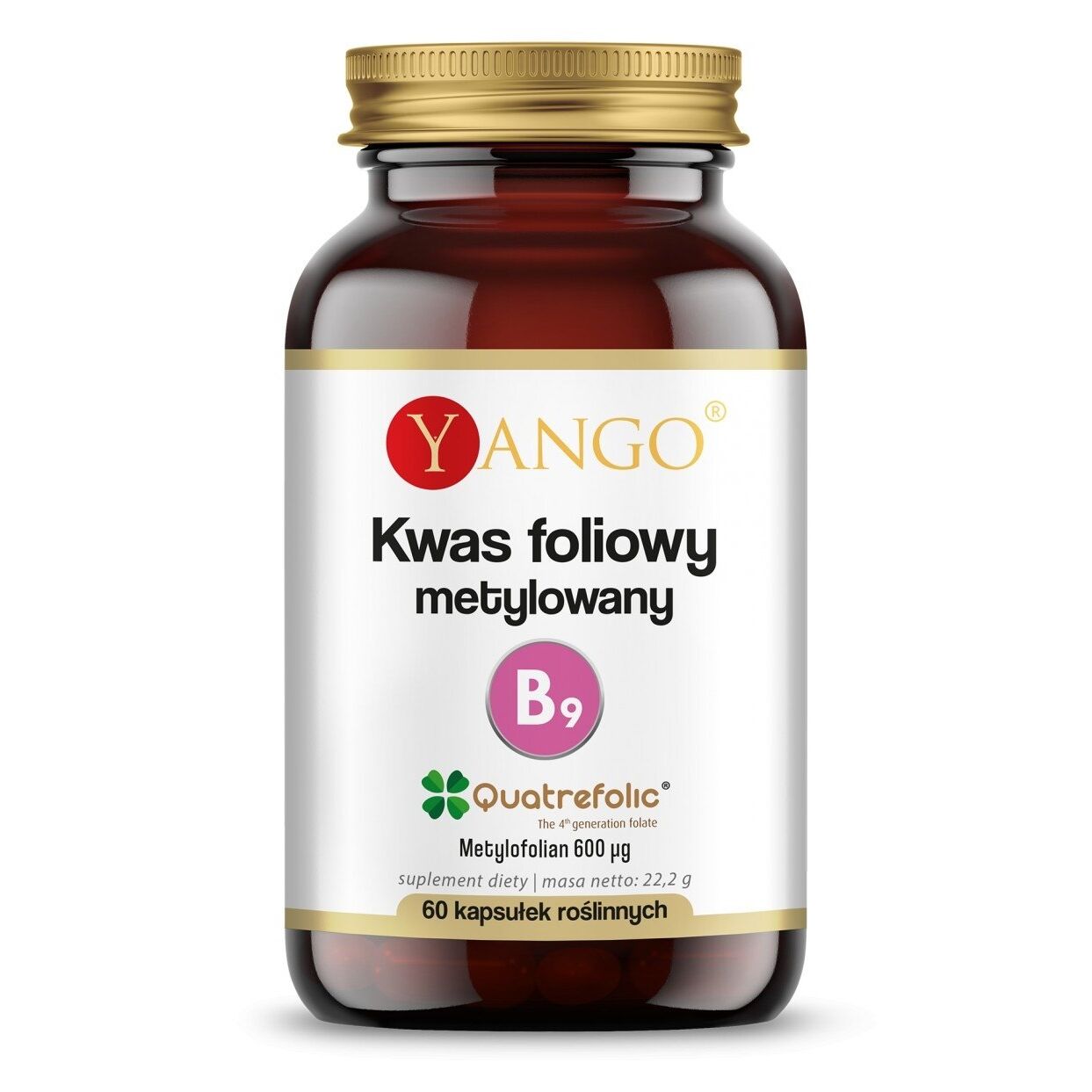 YANGO metüülitud foolhape (60 kapslit) – Viking Supplements