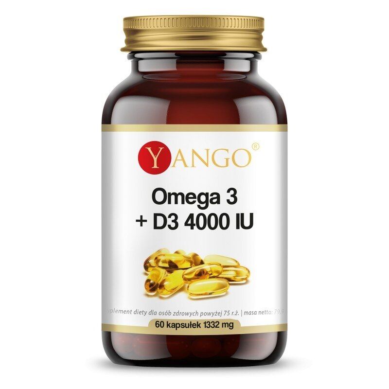 YANGO Omega 3+D3 4000IU (60 kapslit) - Viking Supplements